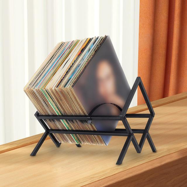 Record Storage Rack Desktop Creative Bookshelf CD Record Display Rack Easy  Assembly Strong Sturdy Non Slip Album Storage Stand - AliExpress